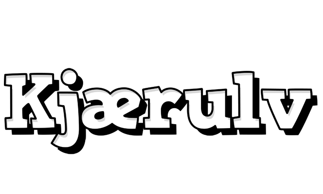 Kjærulv snowing logo
