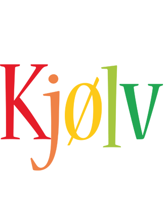 Kjølv birthday logo