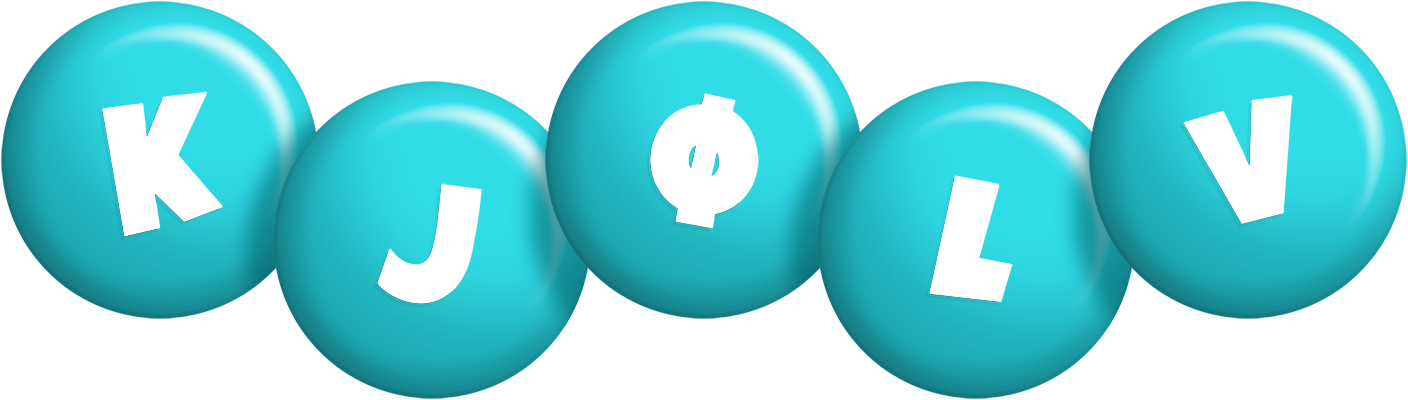 Kjølv candy-azur logo