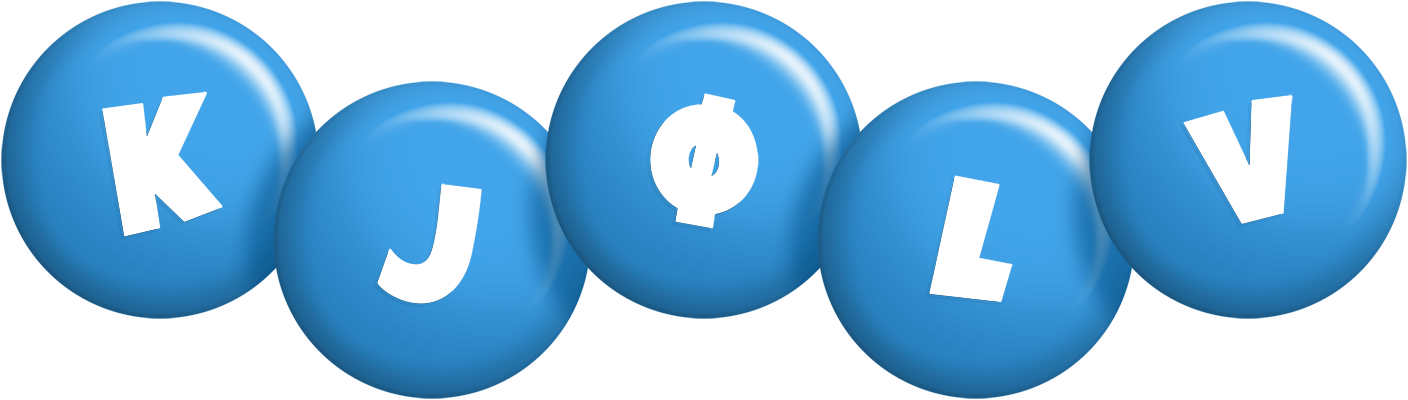 Kjølv candy-blue logo