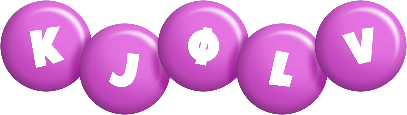 Kjølv candy-purple logo