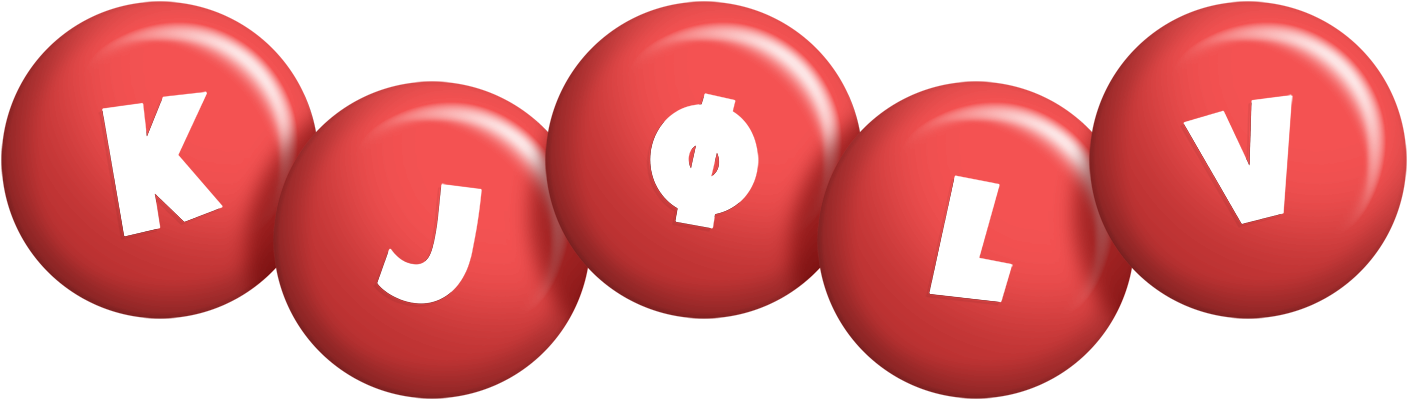Kjølv candy-red logo