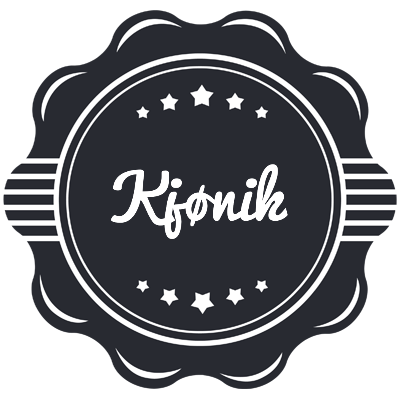 Kjønik badge logo