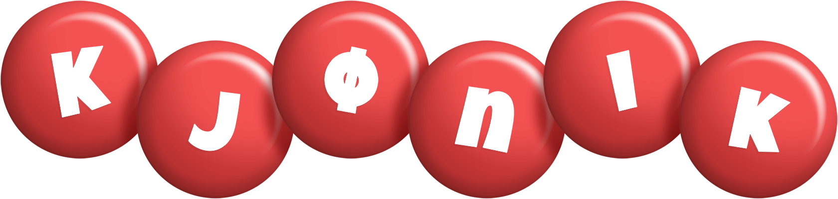 Kjønik candy-red logo