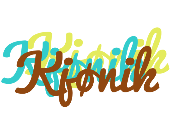 Kjønik cupcake logo