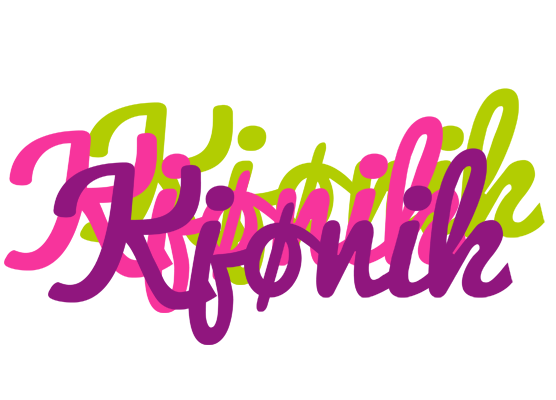 Kjønik flowers logo