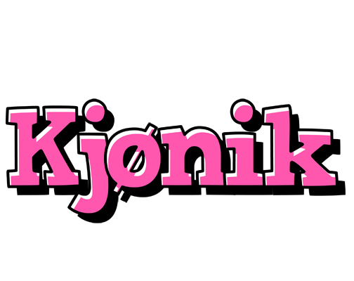 Kjønik girlish logo