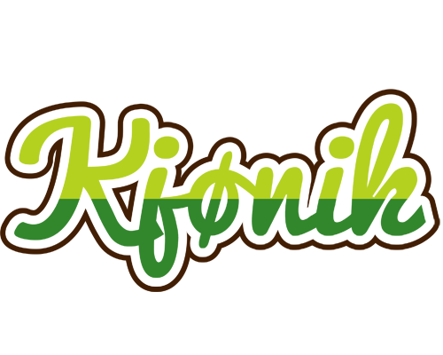 Kjønik golfing logo