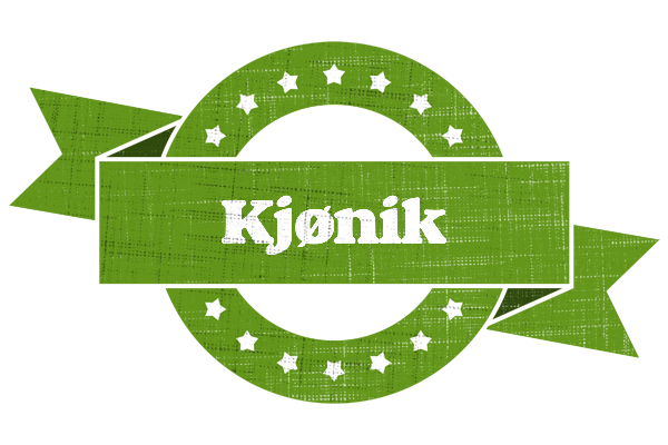Kjønik natural logo