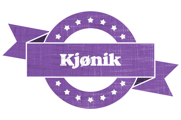 Kjønik royal logo