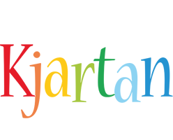 Kjartan birthday logo