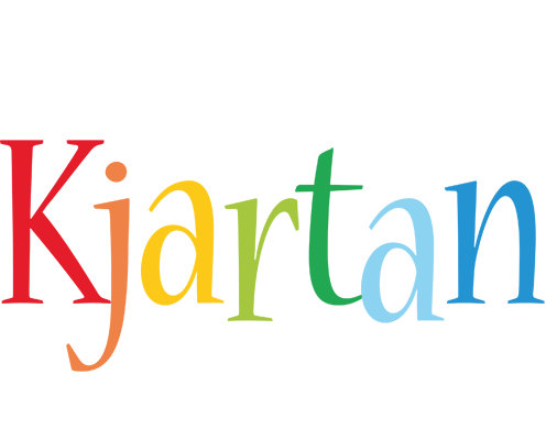 Kjartan birthday logo