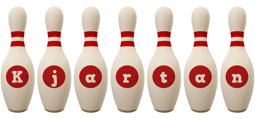 Kjartan bowling-pin logo