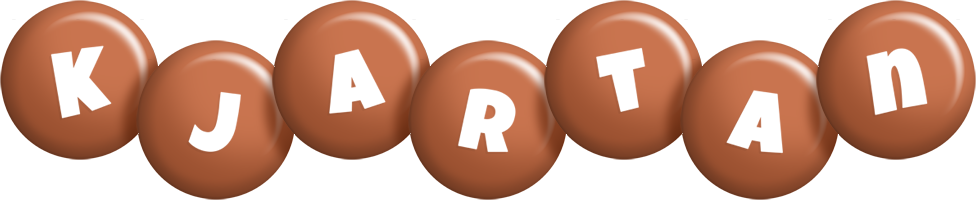 Kjartan candy-brown logo