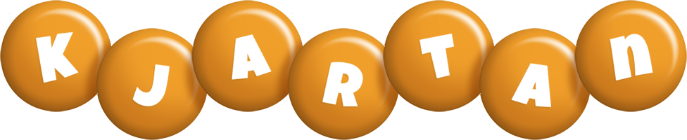 Kjartan candy-orange logo