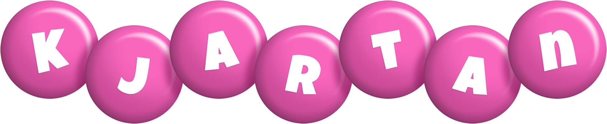 Kjartan candy-pink logo