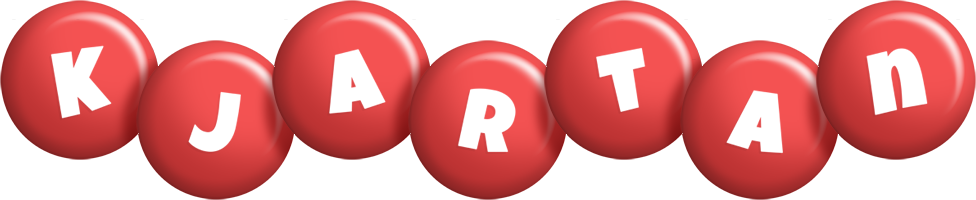 Kjartan candy-red logo