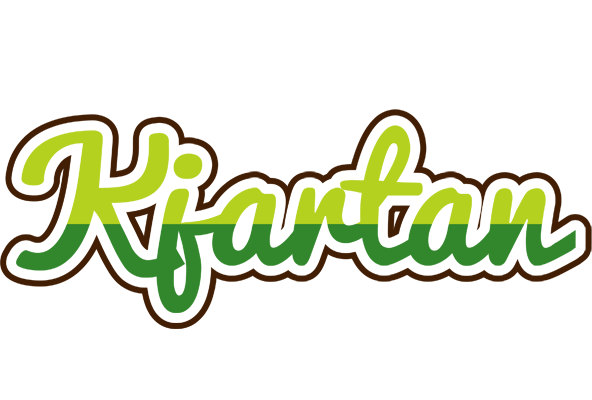 Kjartan golfing logo