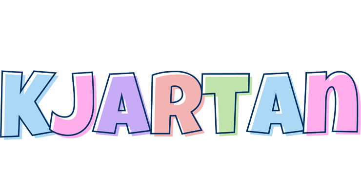 Kjartan pastel logo