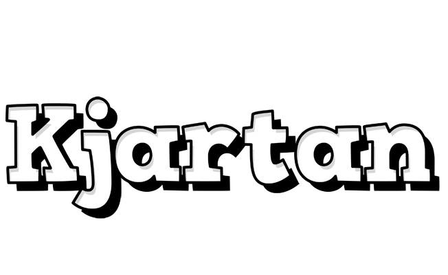 Kjartan snowing logo