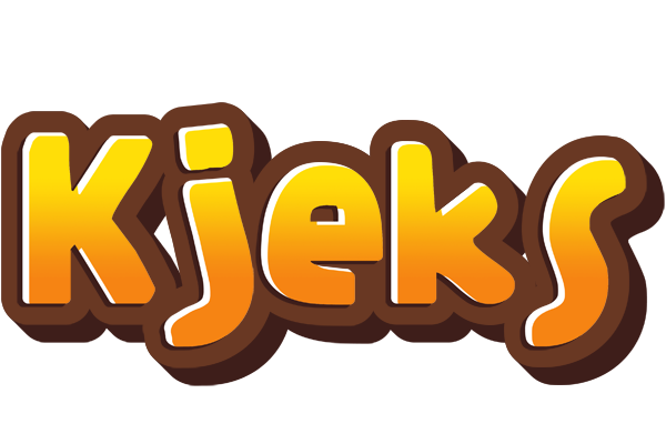 KJEKS logo effect. Colorful text effects in various flavors. Customize your own text here: https://www.textgiraffe.com/logos/cookies/