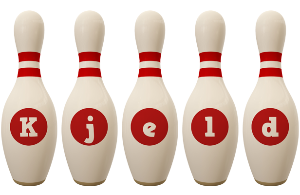 Kjeld bowling-pin logo