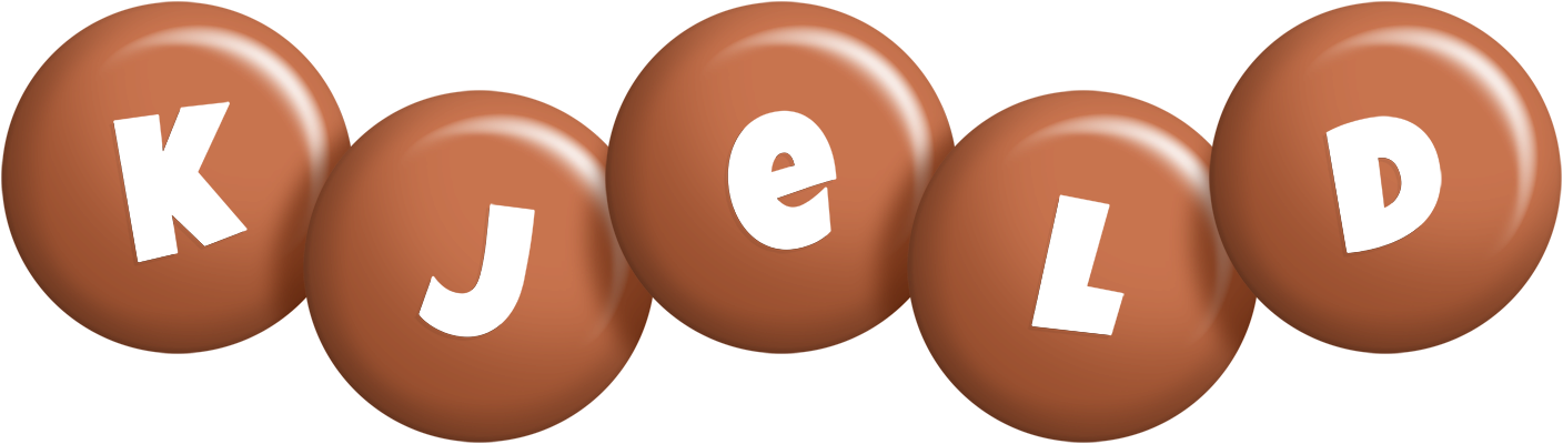 Kjeld candy-brown logo