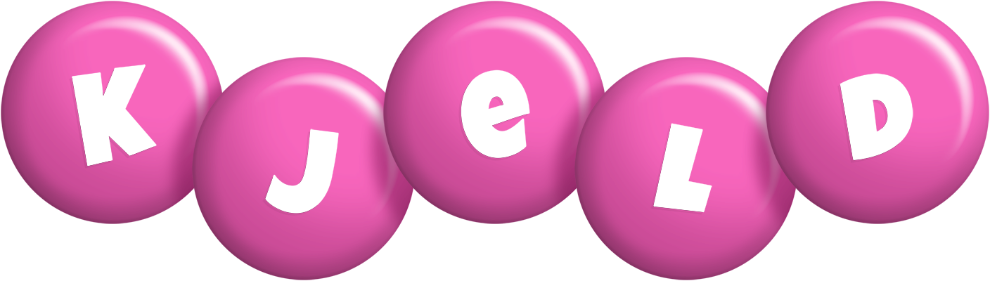 Kjeld candy-pink logo