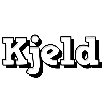 Kjeld snowing logo