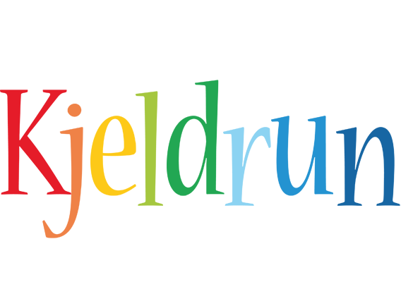 Kjeldrun birthday logo