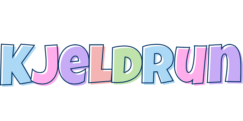 Kjeldrun pastel logo