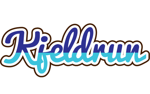 Kjeldrun raining logo