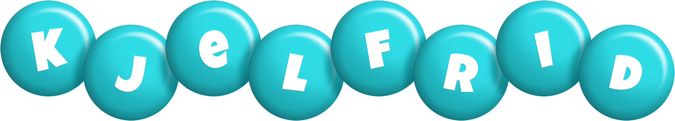 Kjelfrid candy-azur logo