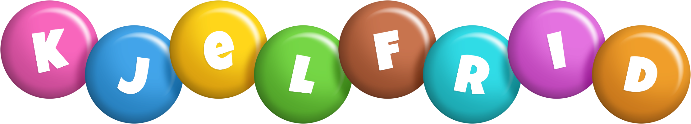 Kjelfrid candy logo