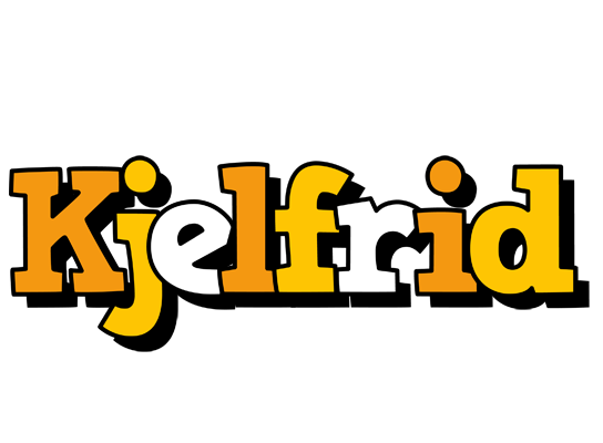 Kjelfrid cartoon logo