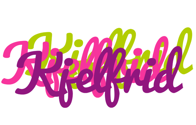 Kjelfrid flowers logo