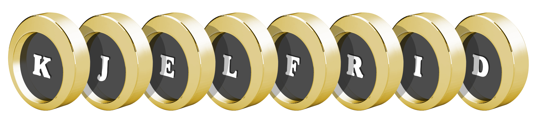 Kjelfrid gold logo
