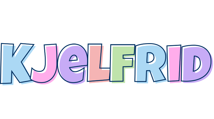 Kjelfrid pastel logo