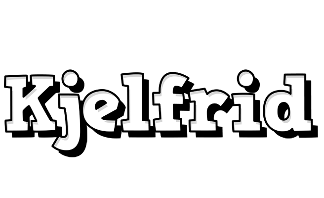 Kjelfrid snowing logo