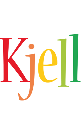 Kjell birthday logo