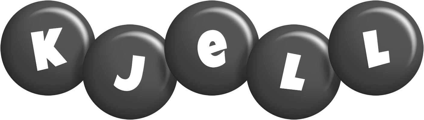 Kjell candy-black logo