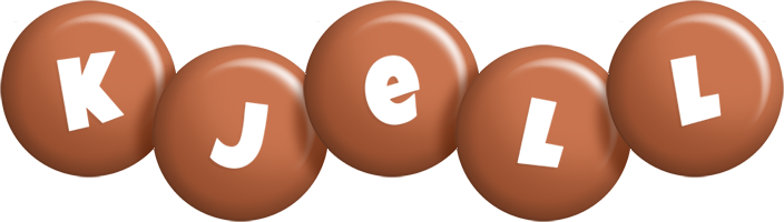 Kjell candy-brown logo