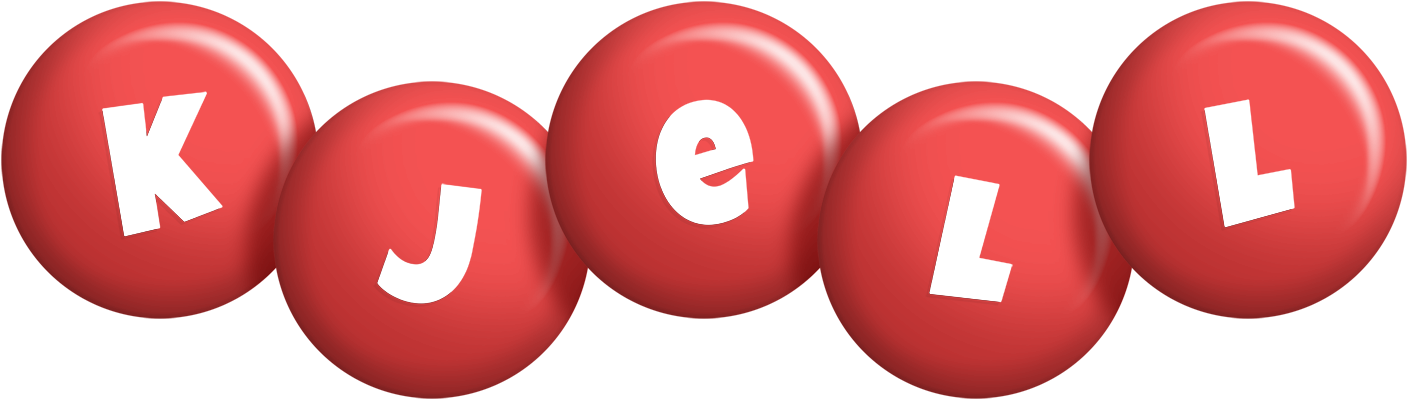 Kjell candy-red logo