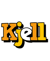 Kjell cartoon logo