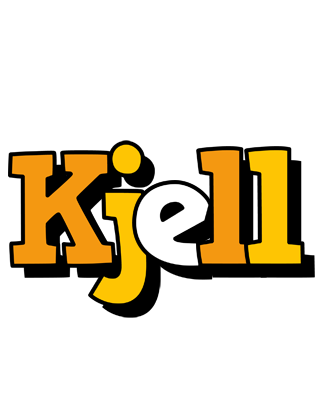 Kjell cartoon logo