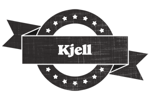 Kjell grunge logo