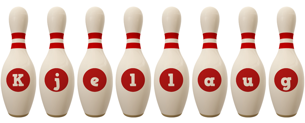 Kjellaug bowling-pin logo