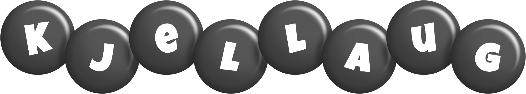 Kjellaug candy-black logo