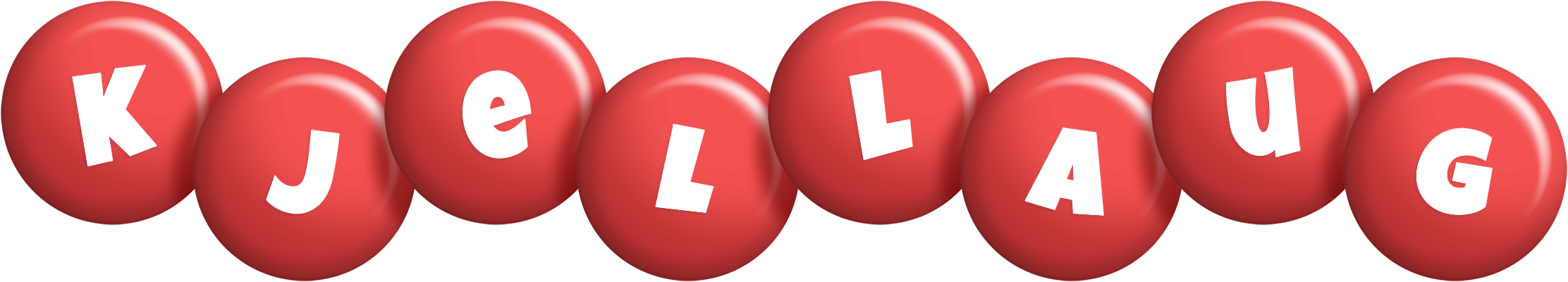 Kjellaug candy-red logo