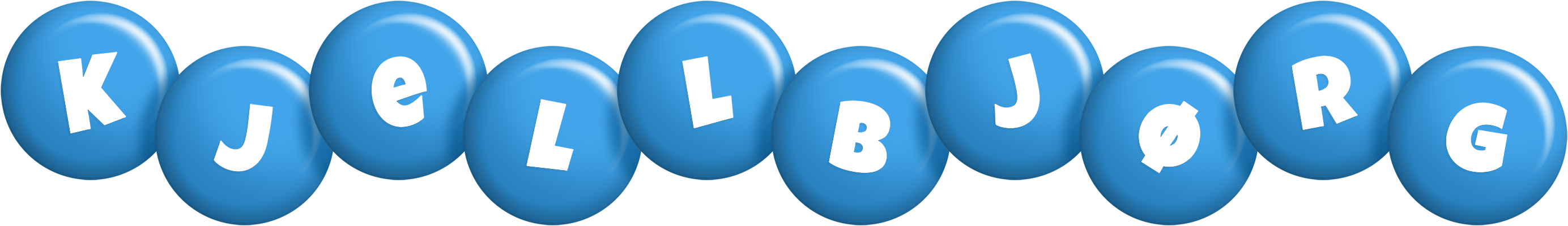 Kjellbjørg candy-blue logo